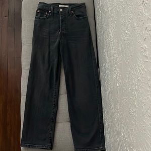 Ribcage straight jeans